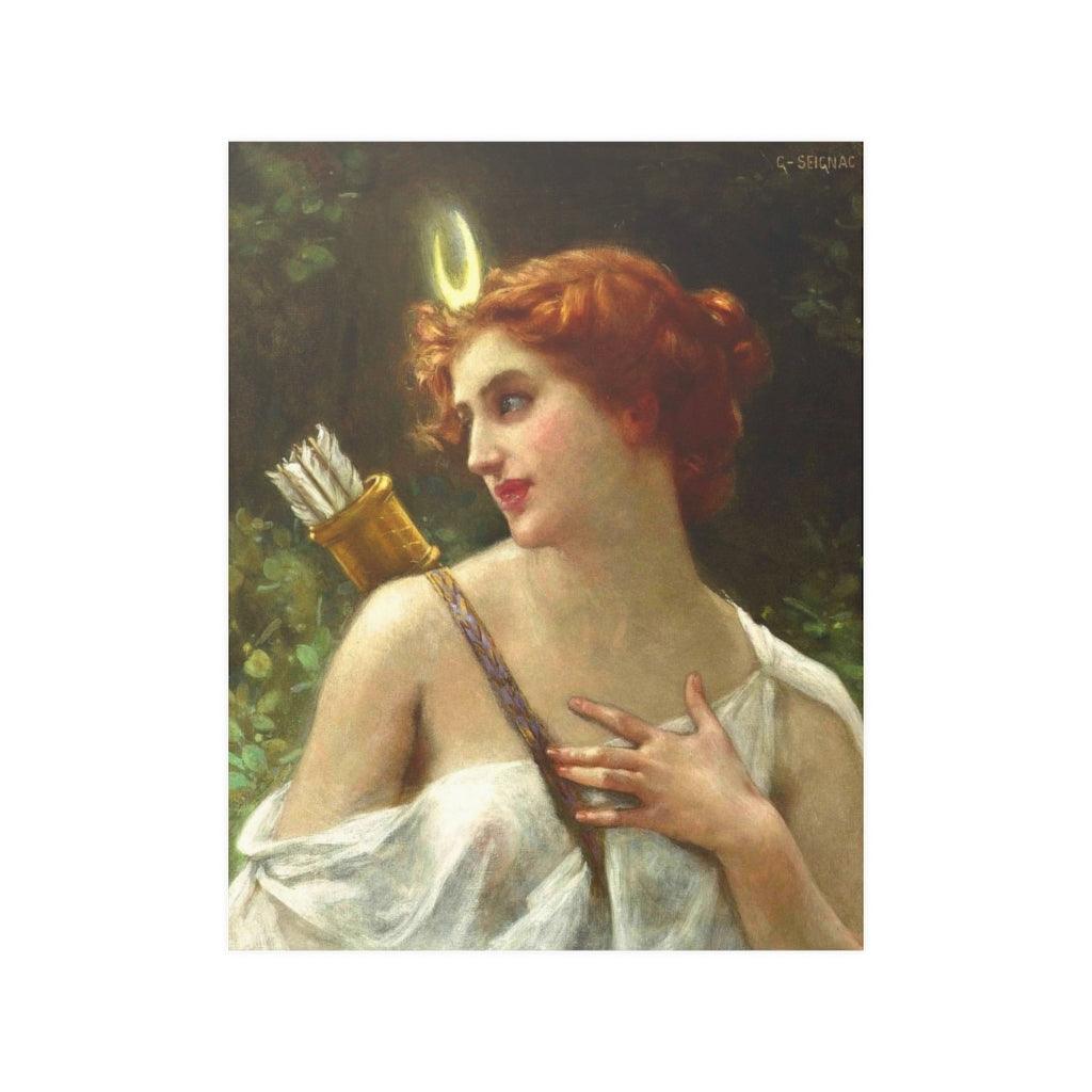 Guillaume Seignac - Diana the Huntress - Pagan Print Poster - Art Unlimited