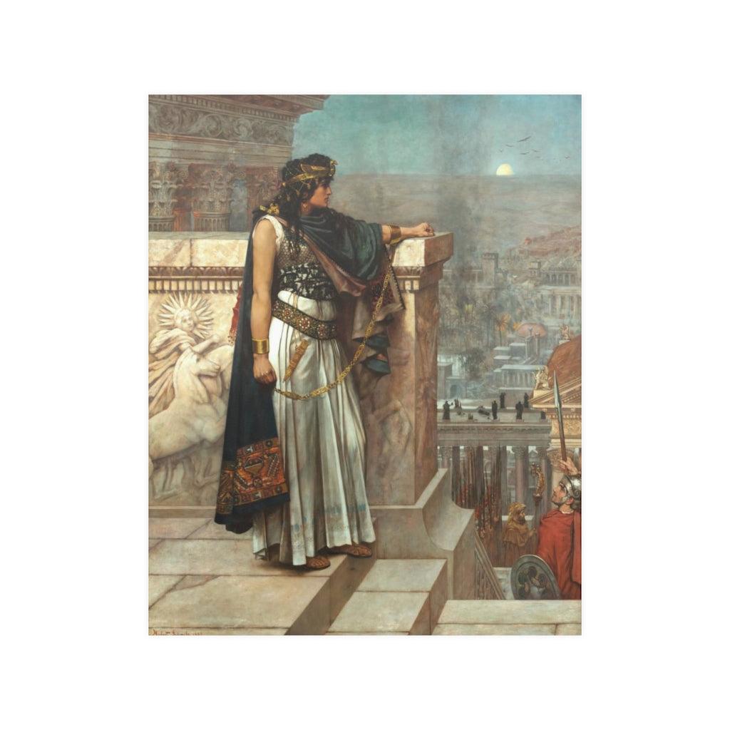 Herbert Gustave Schmalz - Zenobia's Last Look On Palmyra 1888 Print Poster - Art Unlimited