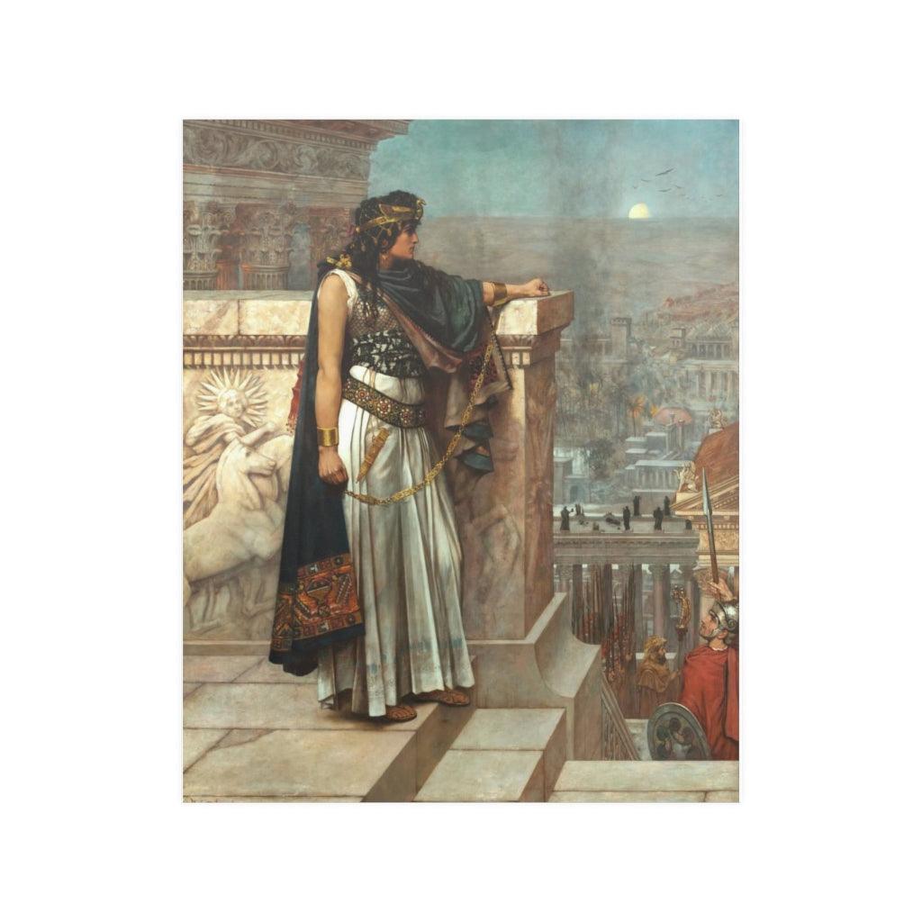 Herbert Gustave Schmalz - Zenobia's Last Look On Palmyra 1888 Print Poster - Art Unlimited