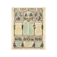 Holy Roman Catholic Faith 1870 Spiritual Bible Verses Print Poster - Art Unlimited
