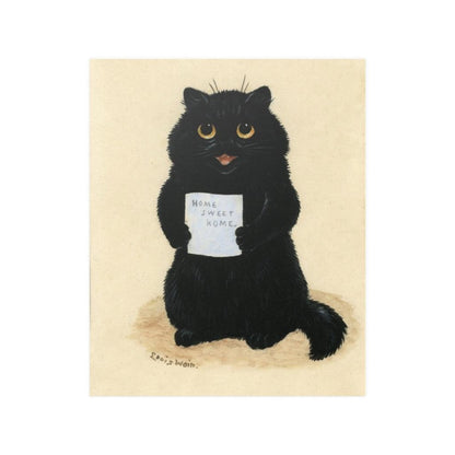 Home Sweet Home By Louis Wain Print Poster - Art Unlimited