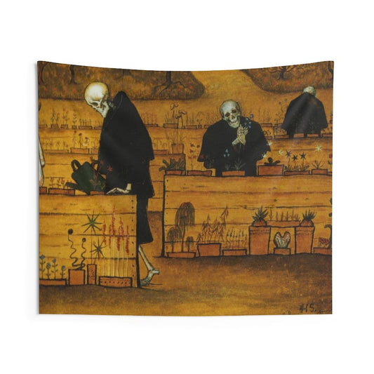 Hugo Simberg The Garden Of Death Wall Tapestry - Art Unlimited
