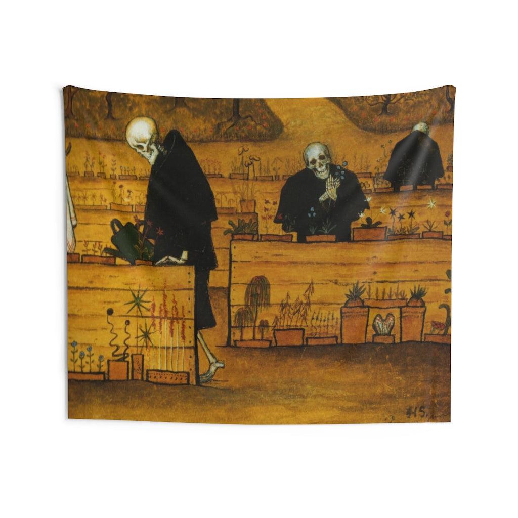 Hugo Simberg The Garden Of Death Wall Tapestry - Art Unlimited