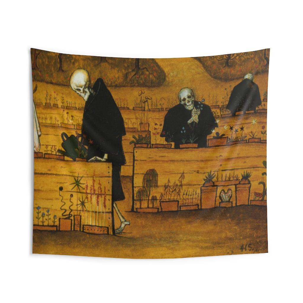 Hugo Simberg The Garden Of Death Wall Tapestry - Art Unlimited