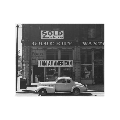 I Am An American By Dorothea Lange Print Poster - Art Unlimited