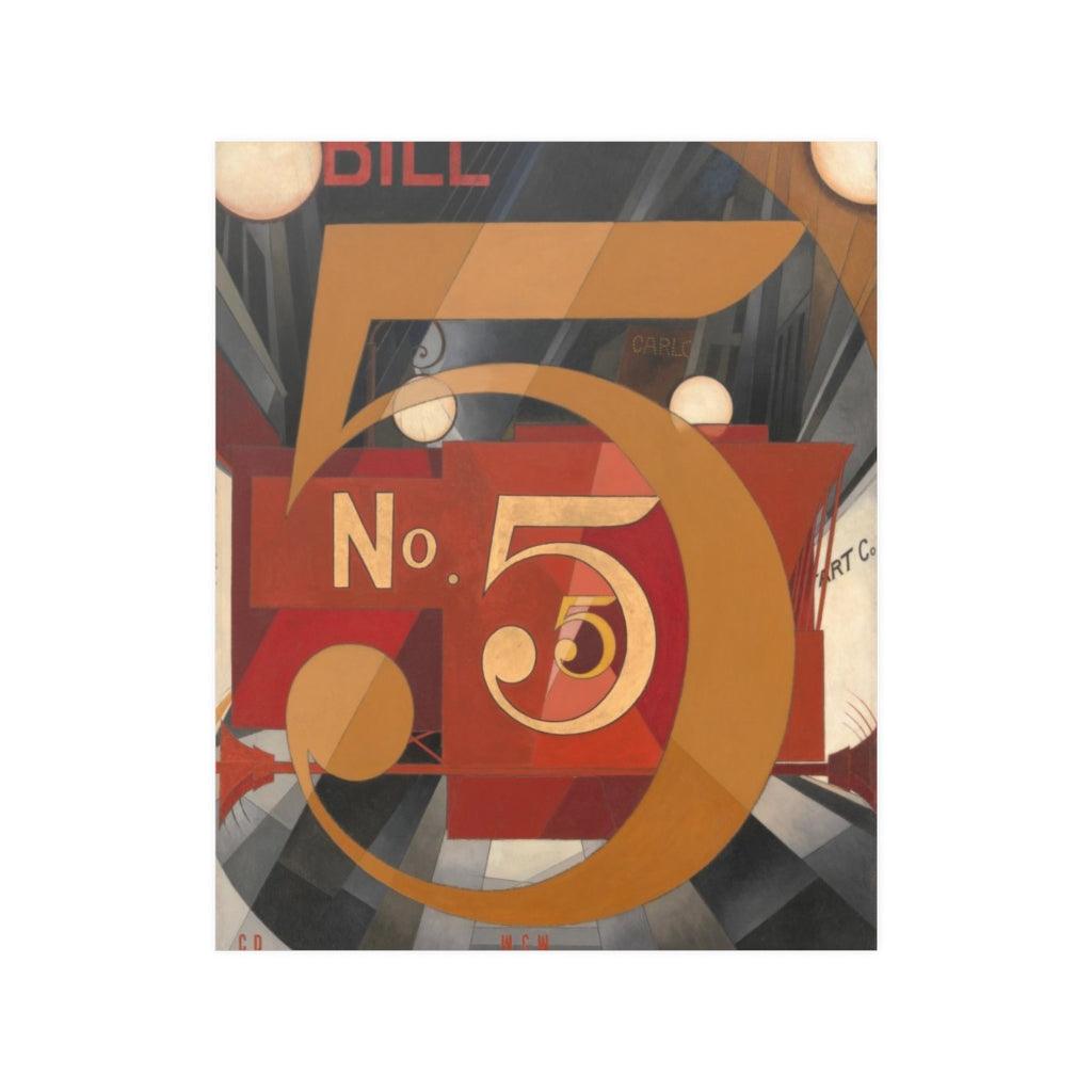 I Saw The Figure 5 In Gold - Charles Demuth Print Poster - Art Unlimited