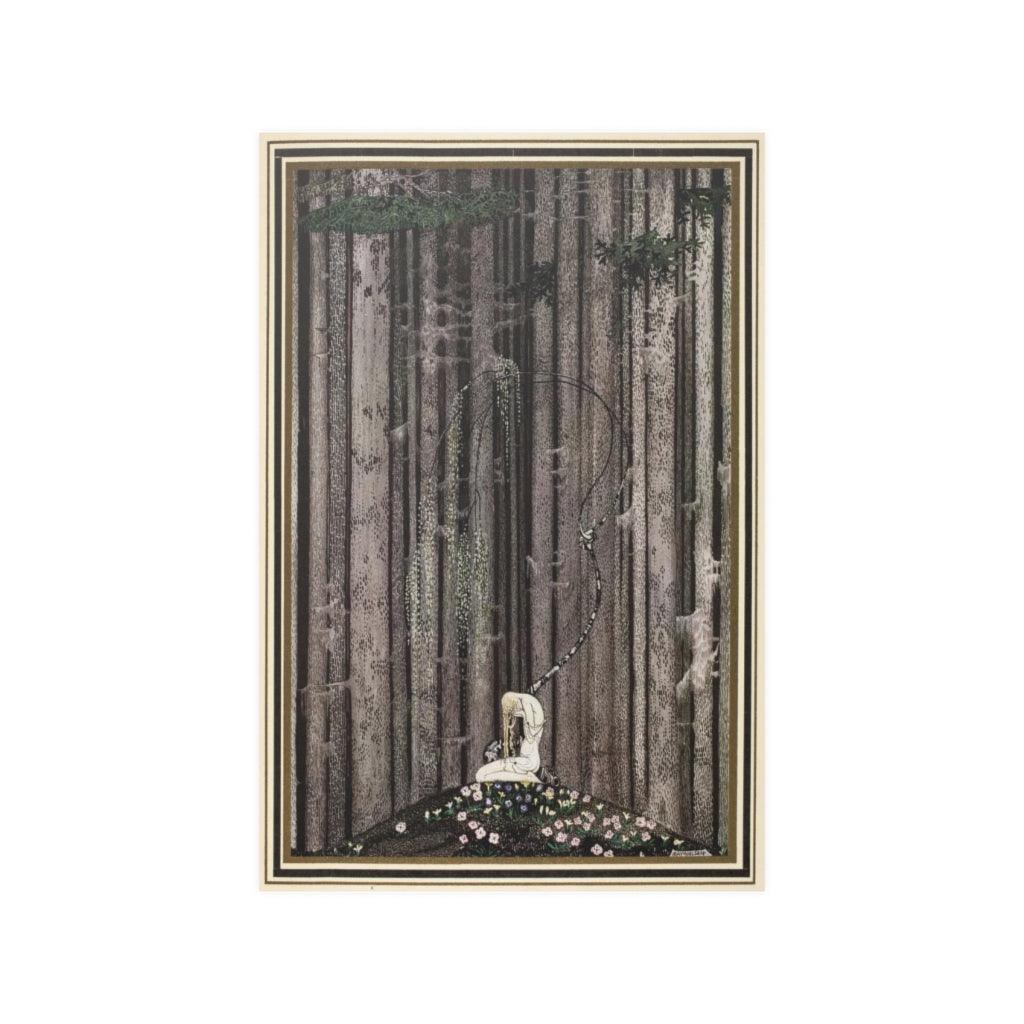 In The Midst Of The Gloomy Thick Wood By Kay Nielsen Print Poster - Art Unlimited