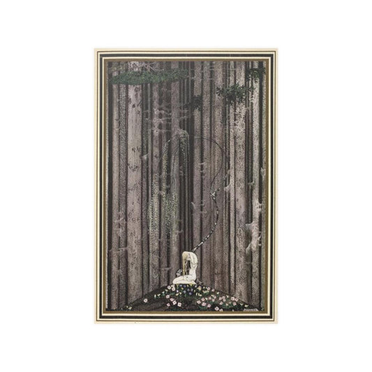 In The Midst Of The Gloomy Thick Wood By Kay Nielsen Print Poster - Art Unlimited