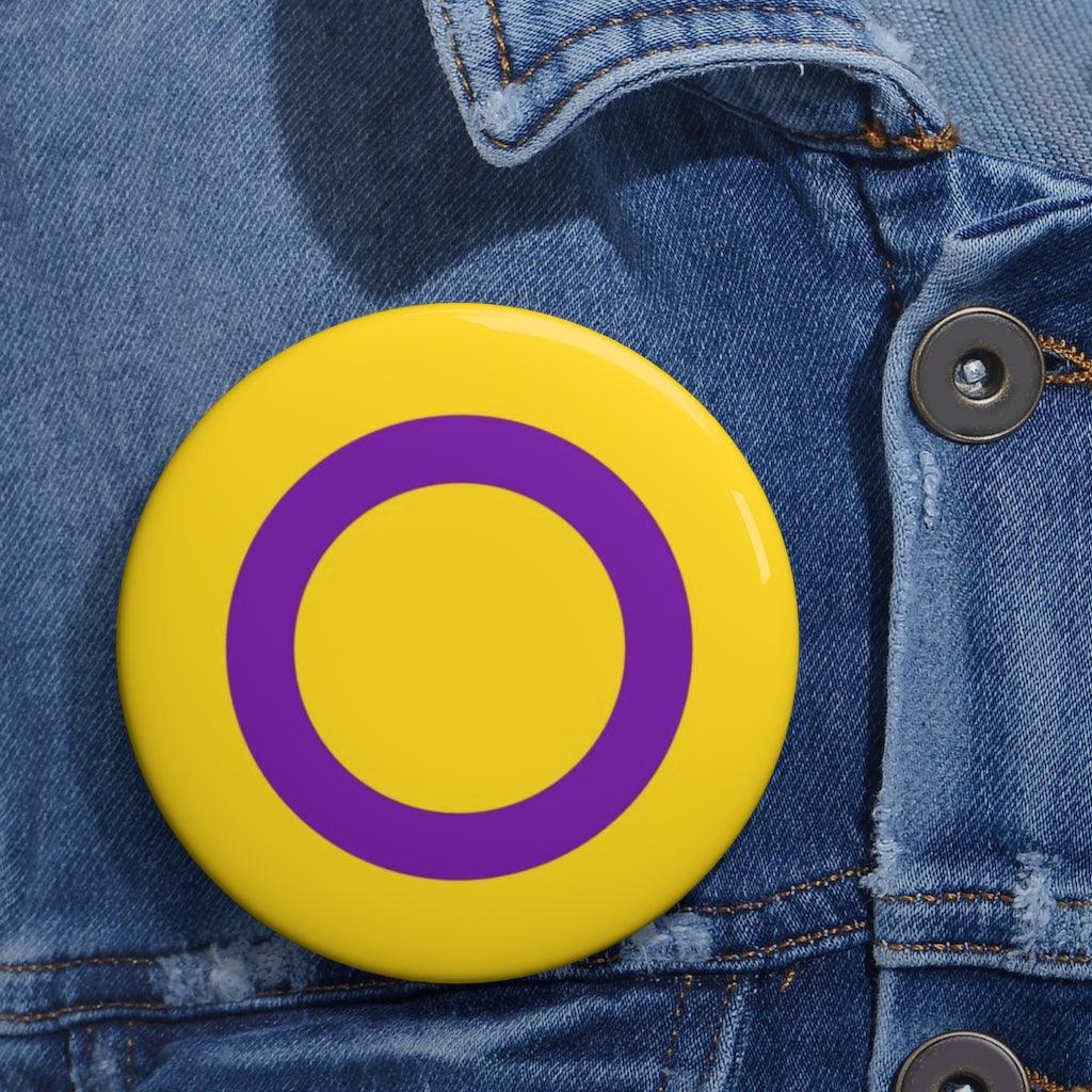 Intersex Pride Flag Pin Button - Art Unlimited