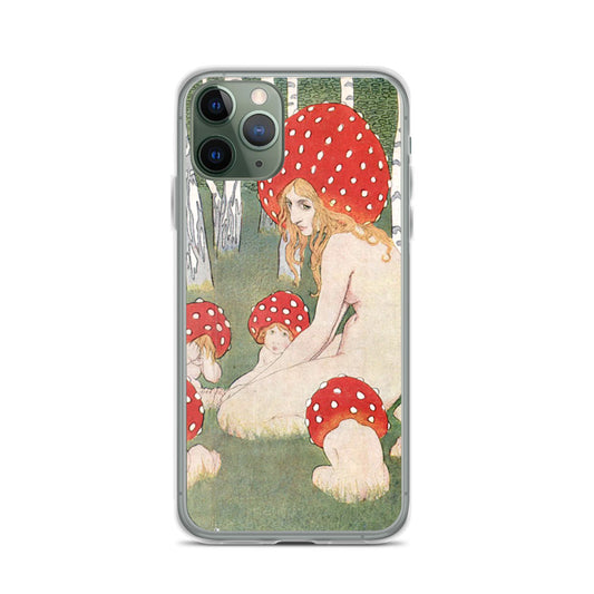 Mother Mushroom With Her Children By Edward Okun I Phone Case