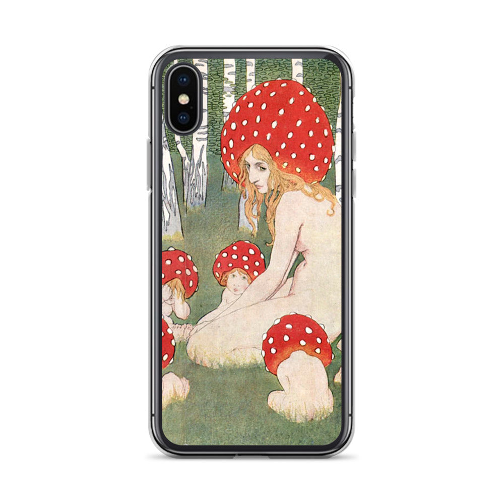 Mother Mushroom With Her Children By Edward Okun I Phone Case