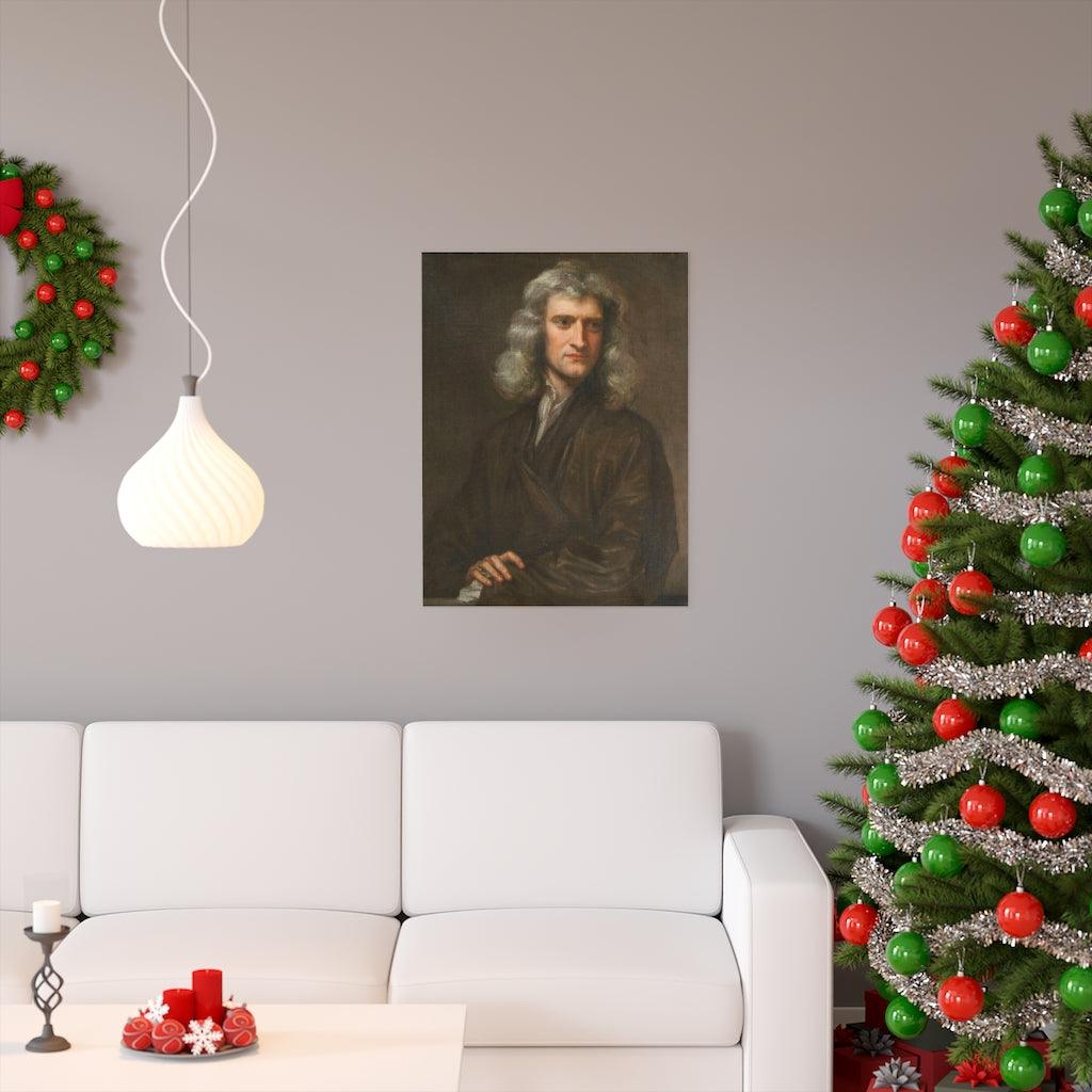 Isaac Newton Portrait Print Poster - Art Unlimited