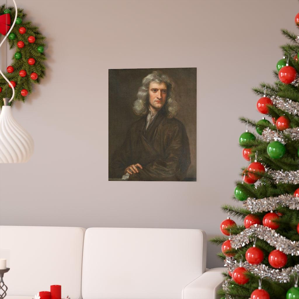 Isaac Newton Portrait Print Poster - Art Unlimited