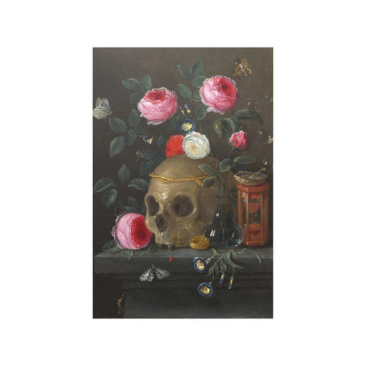 Jan Van Kessel - Vanitas Still Life Print Poster - Art Unlimited