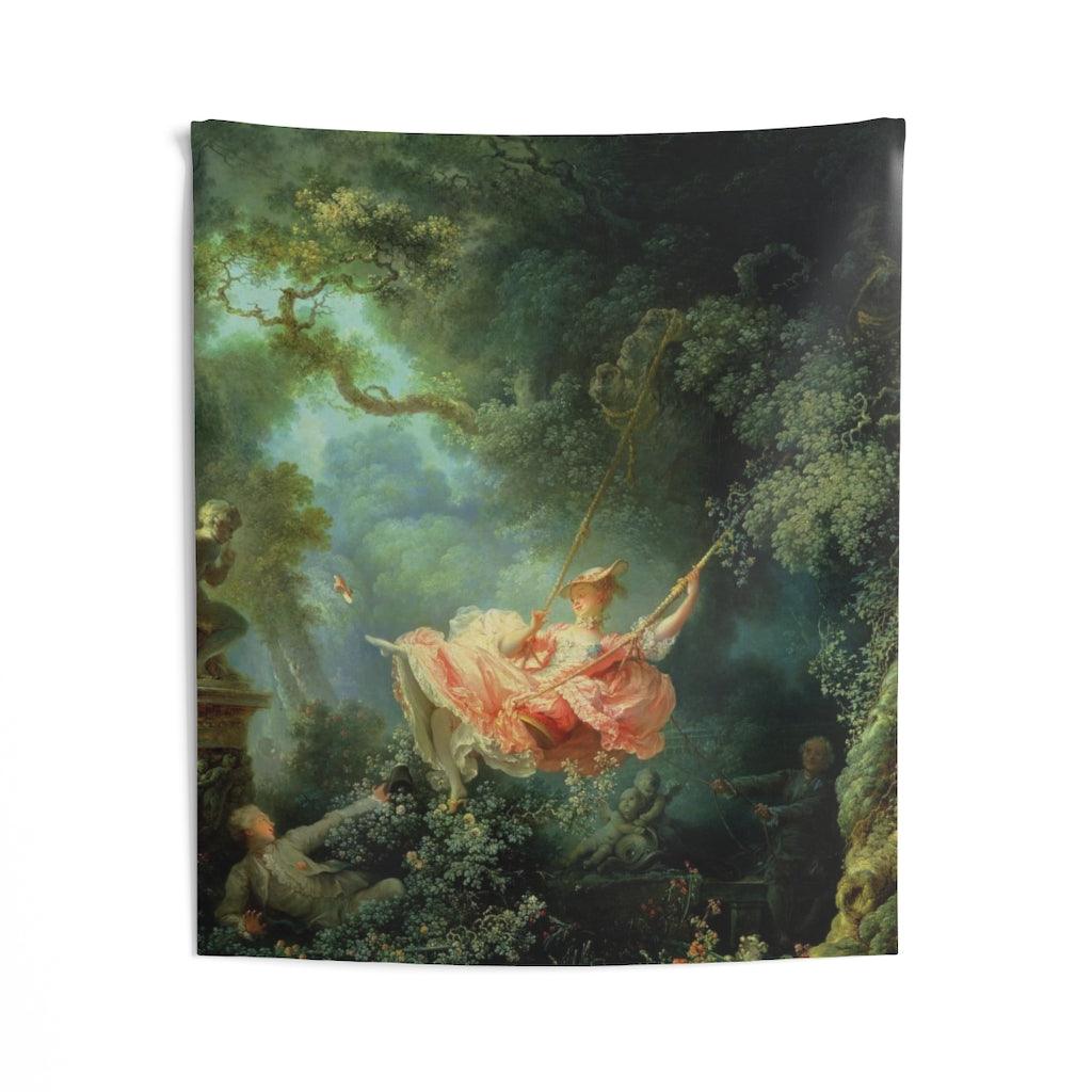 Jean-Honore Fragonard - The Swing Wall Tapestry - Art Unlimited