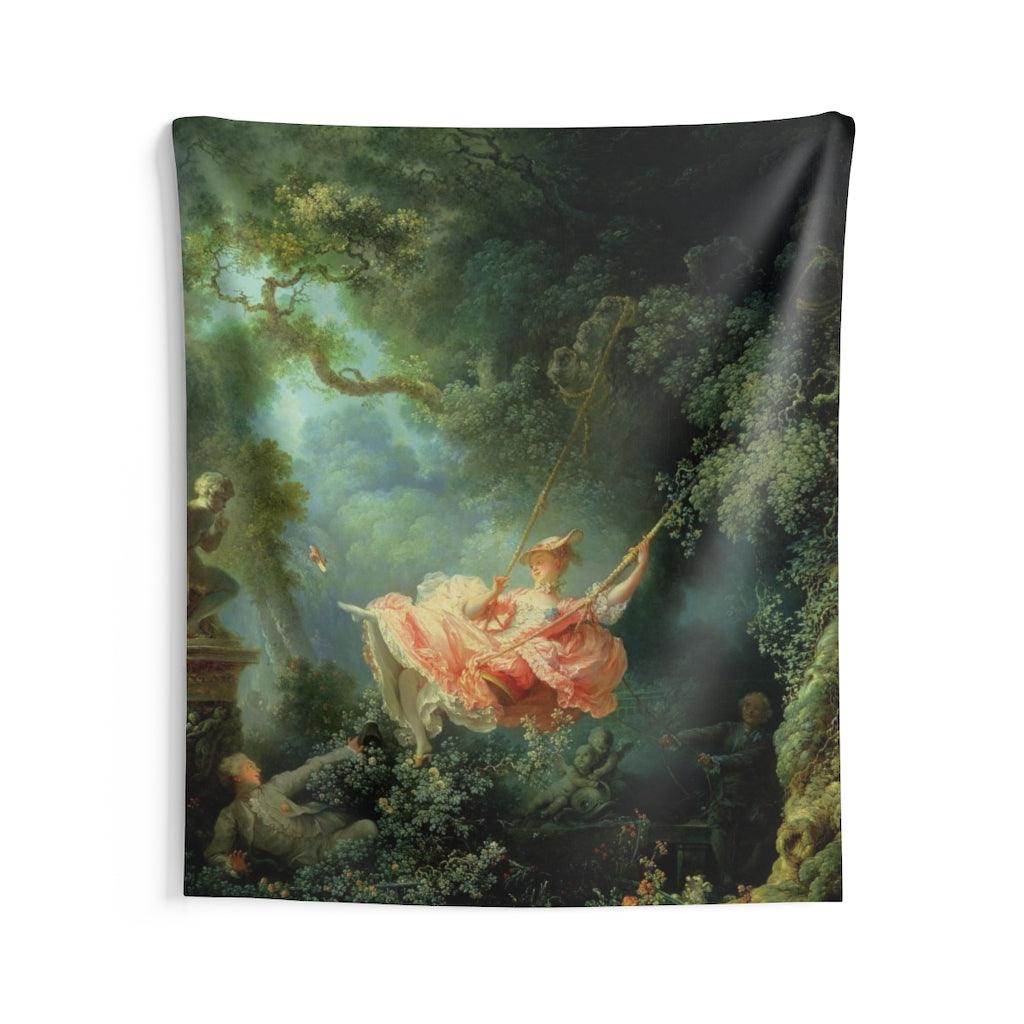 Jean-Honore Fragonard - The Swing Wall Tapestry - Art Unlimited