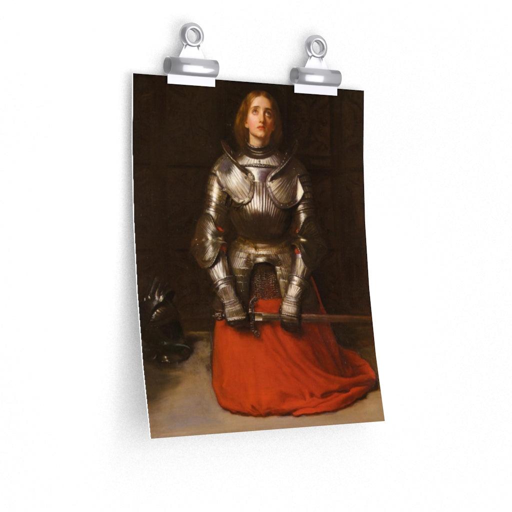 John Everett Millais - Joan of Arc Print Poster - Art Unlimited