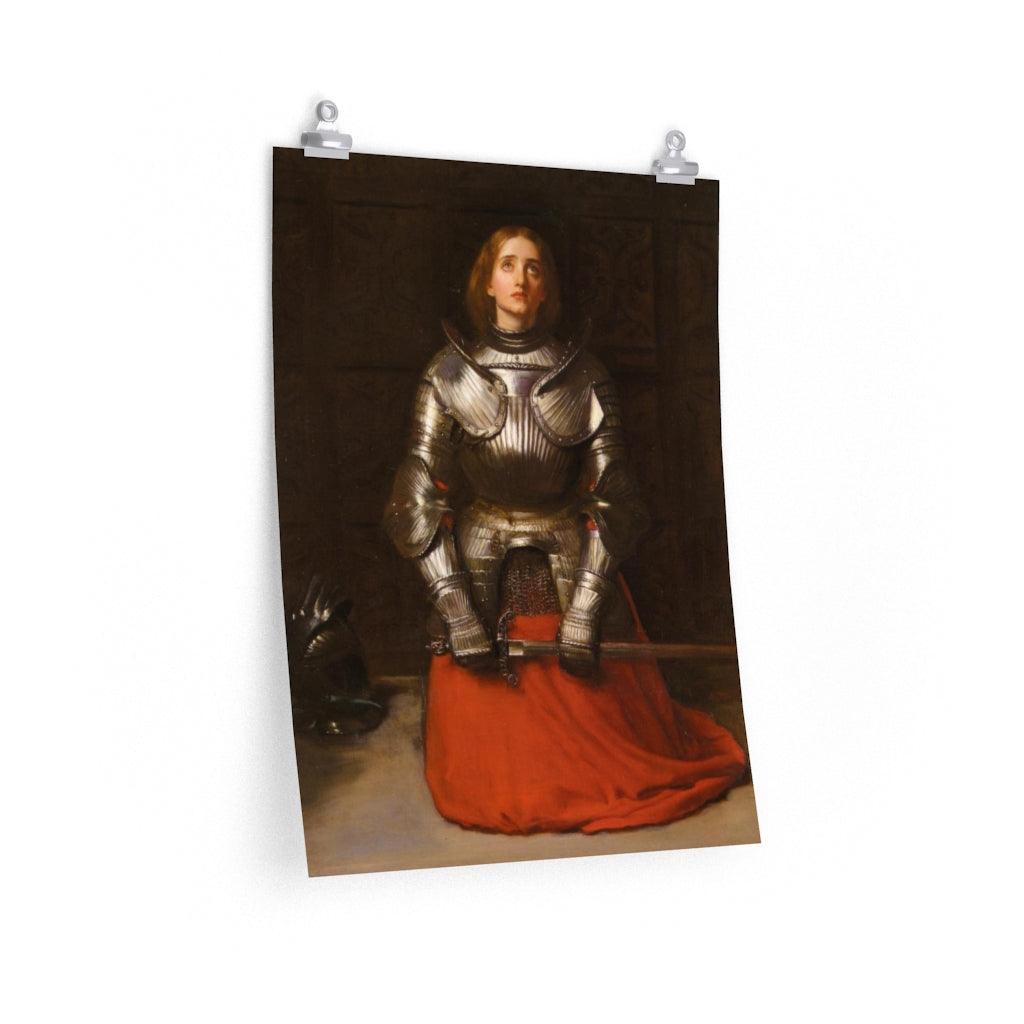 John Everett Millais - Joan of Arc Print Poster - Art Unlimited