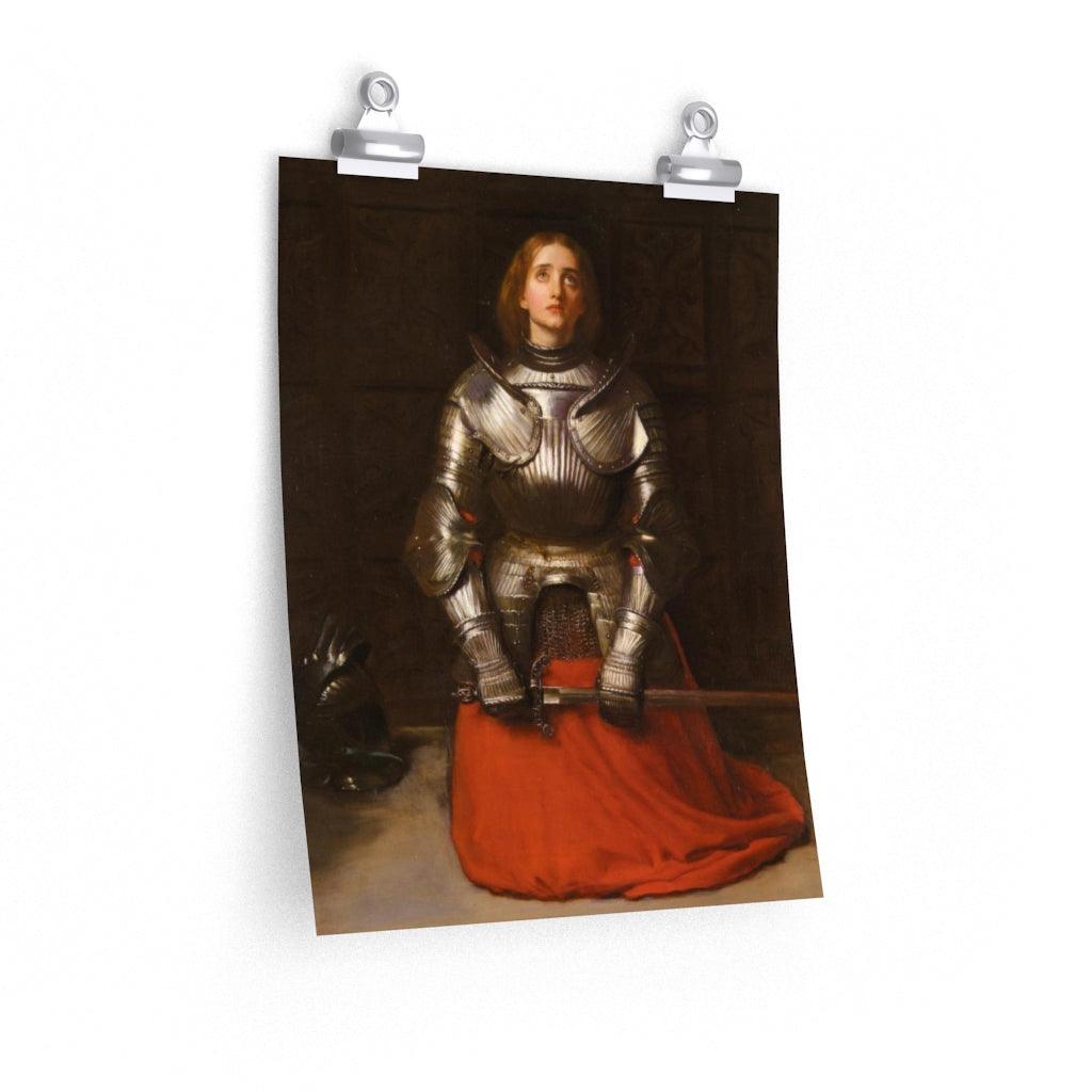 John Everett Millais - Joan of Arc Print Poster - Art Unlimited