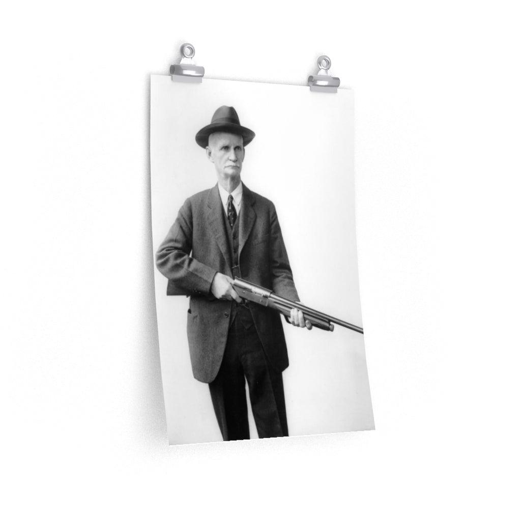 John Moses Browning Portrait Print Poster - Art Unlimited