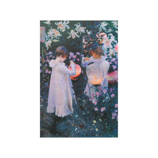 John Singer Sargent - Carnation Lily Rose Print Poster - Art Unlimited