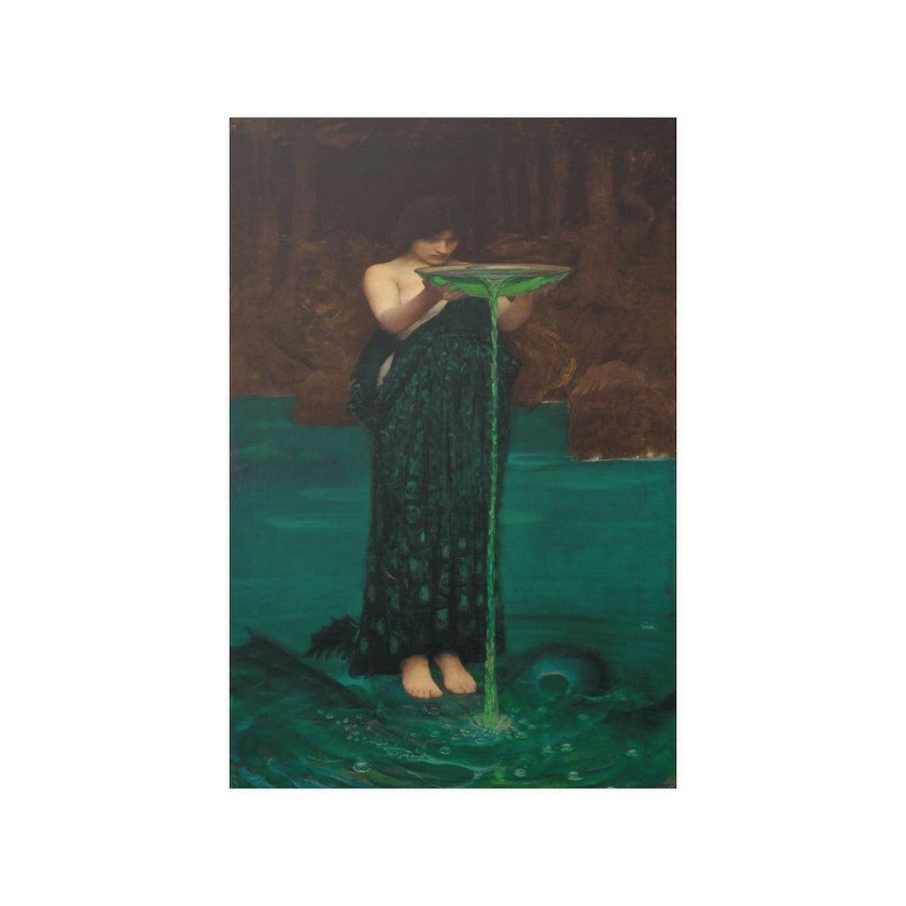 John William Waterhouse - Circe Invidiosa Print Poster - Art Unlimited