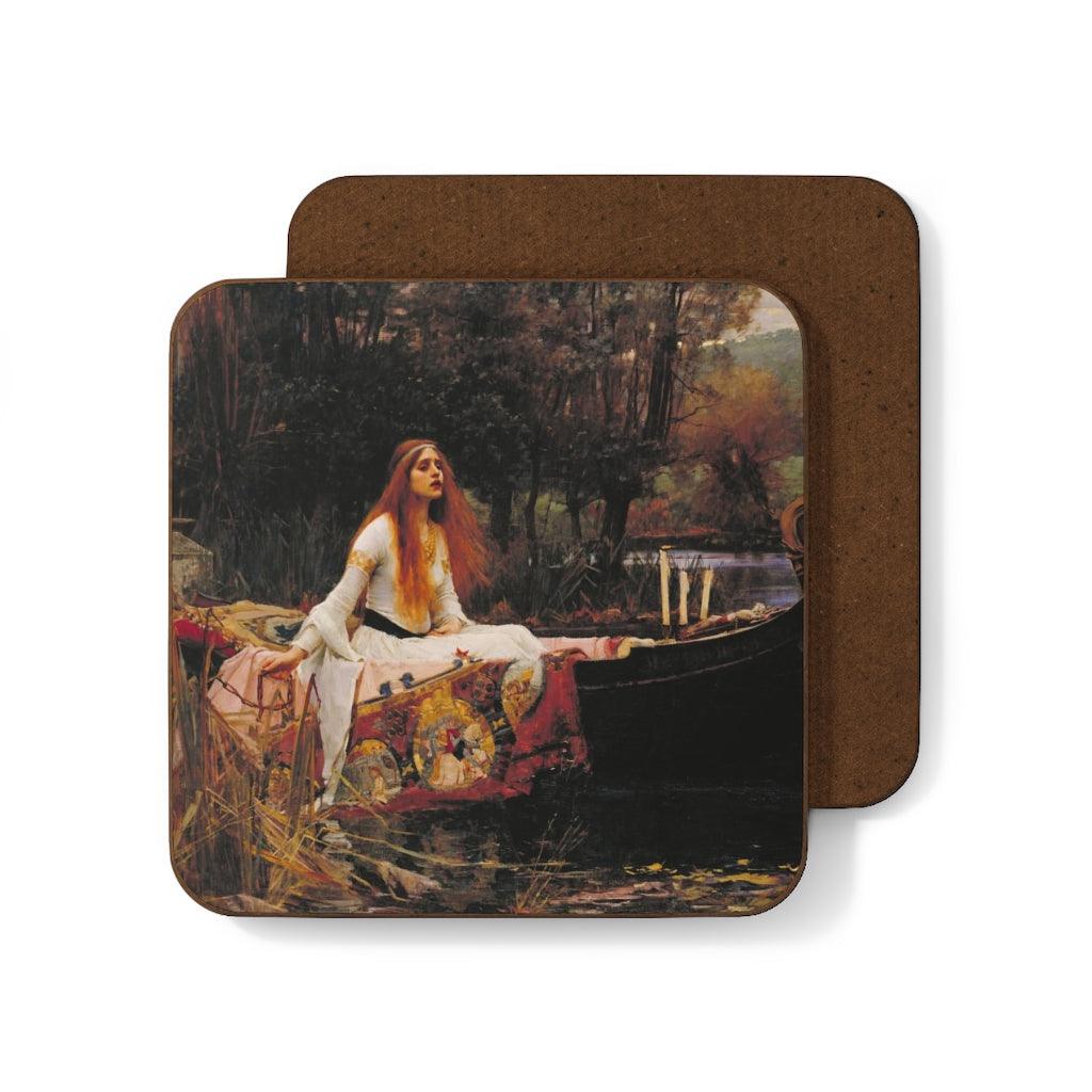 John William Waterhouse Lady Of Shalott Hardboard Back Coaster - Art Unlimited