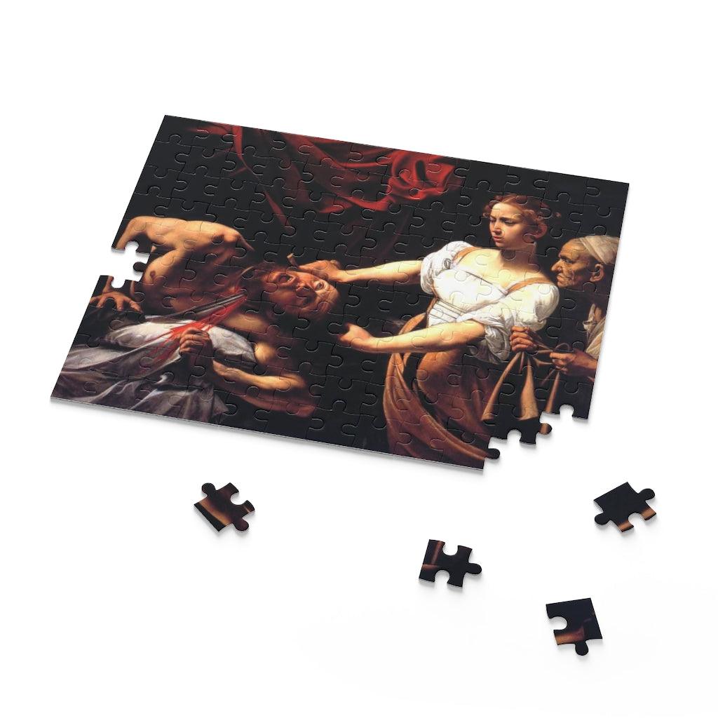 Judith Beheading Holofernes 1599 By Caravaggio Puzzle - Art Unlimited