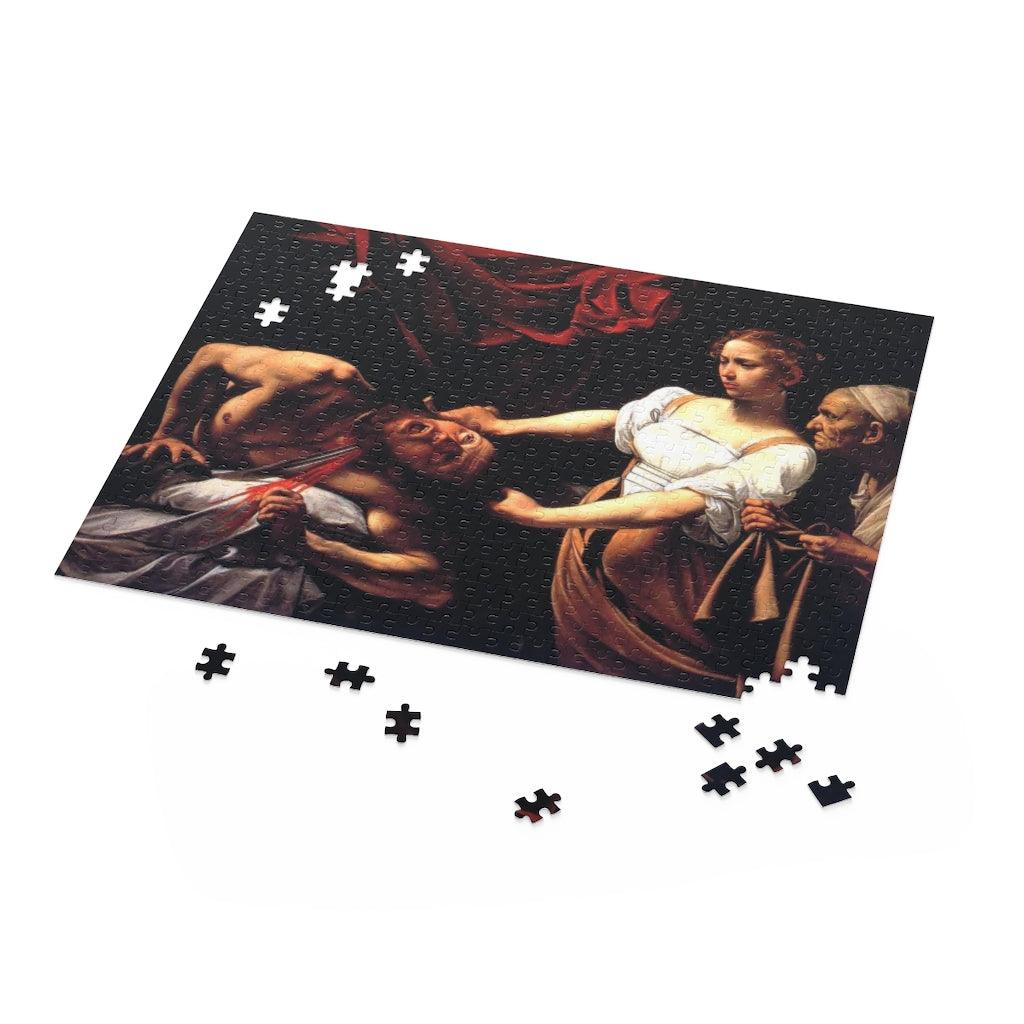 Judith Beheading Holofernes 1599 By Caravaggio Puzzle - Art Unlimited