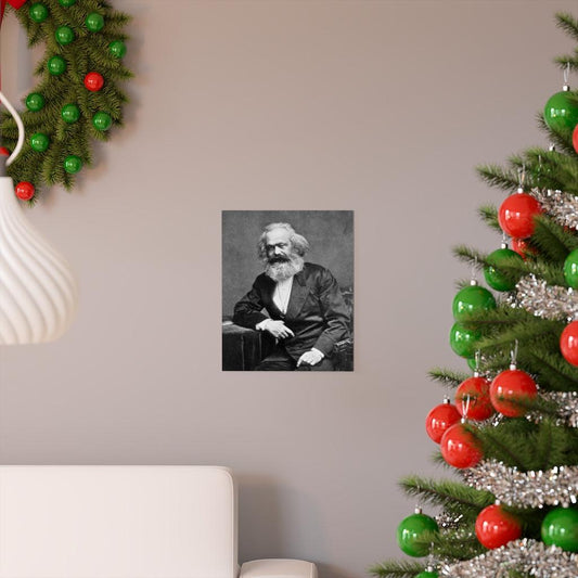 Karl Marx Portrait Print Poster - Art Unlimited