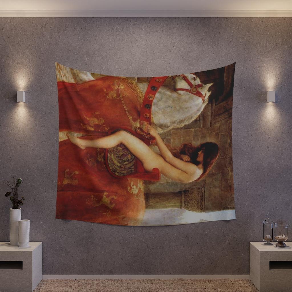 Lady Godiva - John Collier Wall Tapestry - Art Unlimited