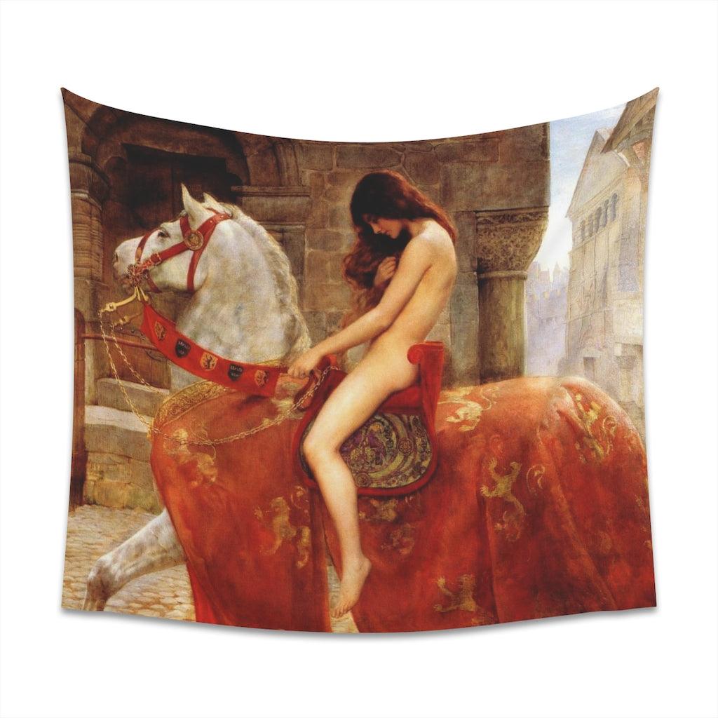 Lady Godiva - John Collier Wall Tapestry - Art Unlimited