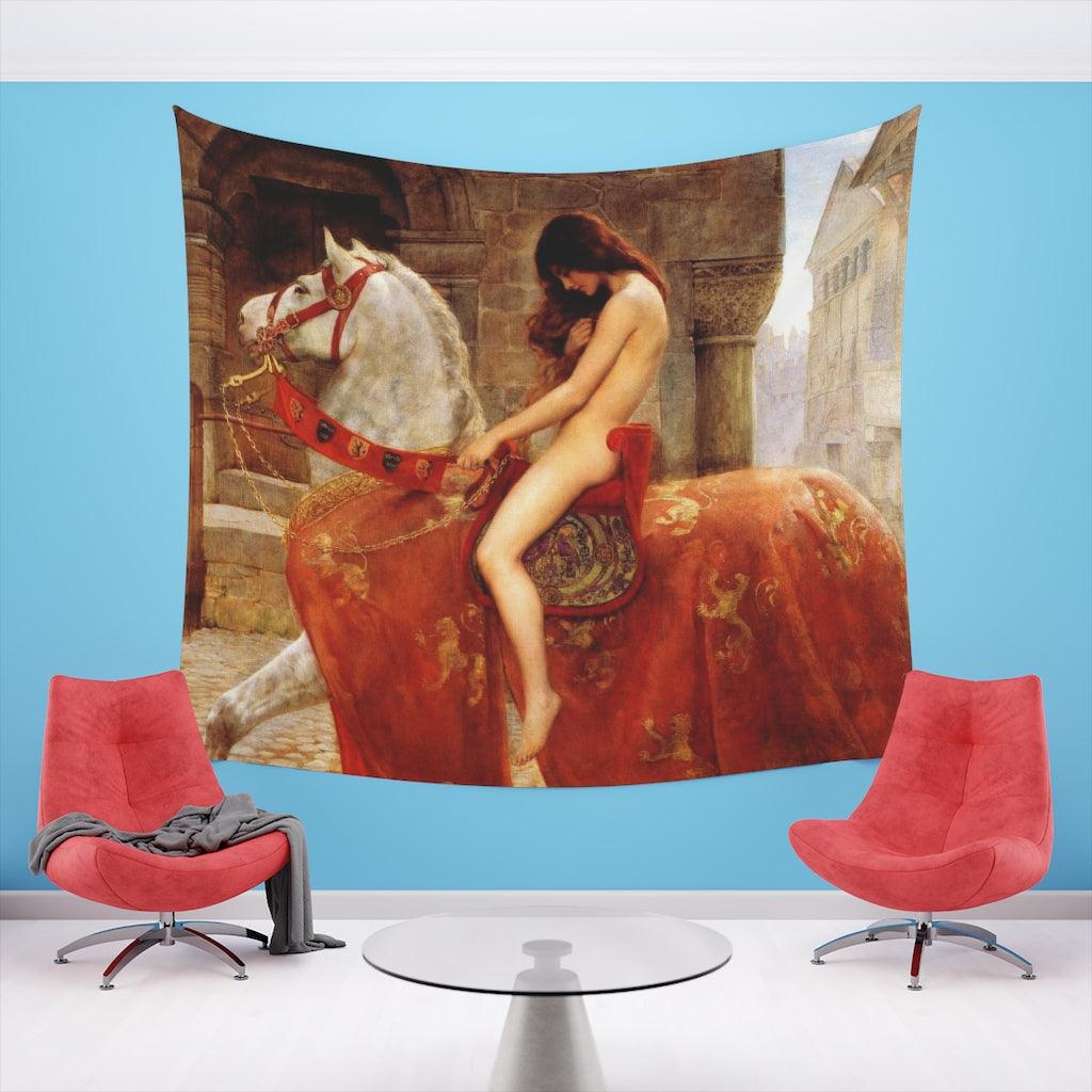 Lady Godiva - John Collier Wall Tapestry - Art Unlimited