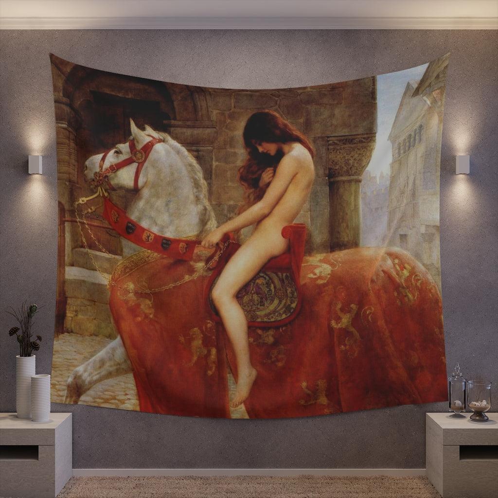 Lady Godiva - John Collier Wall Tapestry - Art Unlimited