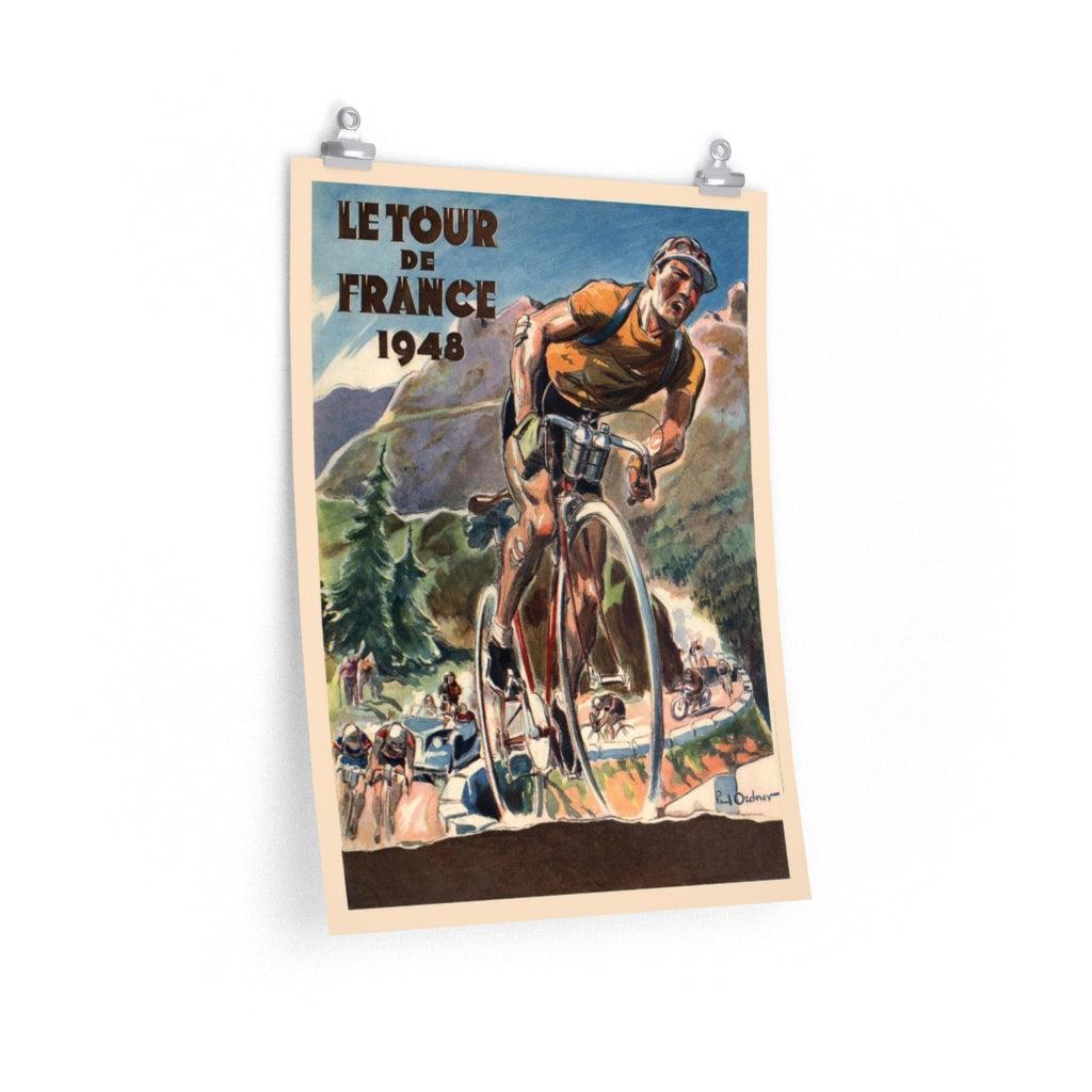 Le Tour De France 1948 Print Poster - Art Unlimited