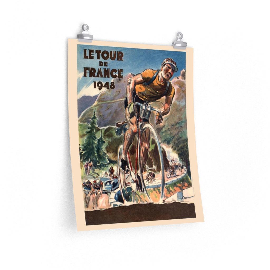 Le Tour De France 1948 Print Poster - Art Unlimited
