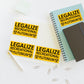 Legalize Recreational Plutonium Sticker Sheet - Art Unlimited