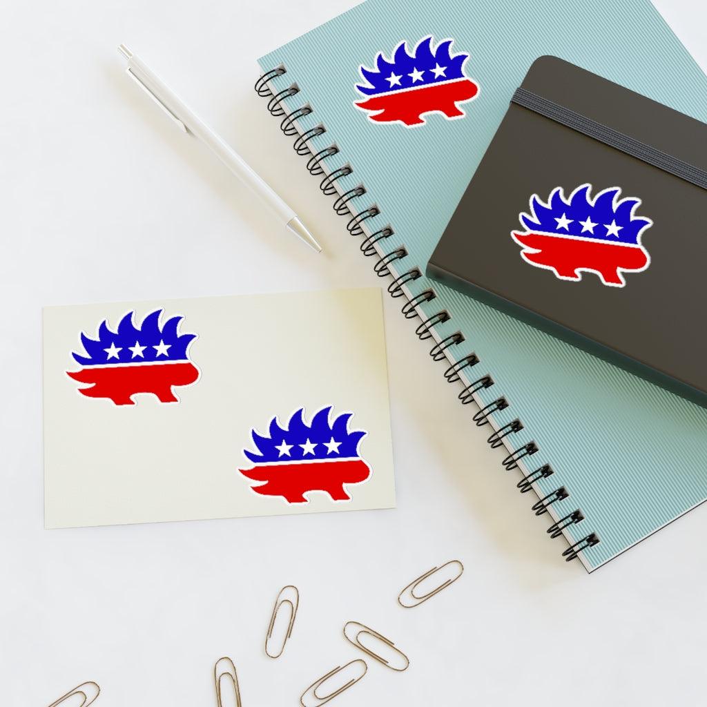 Libertarian Porcupine Sticker Sheet - Art Unlimited