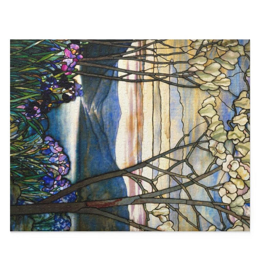 Louis Comfort Tiffany - Magnolias And Irises 1905 Puzzle - Art Unlimited