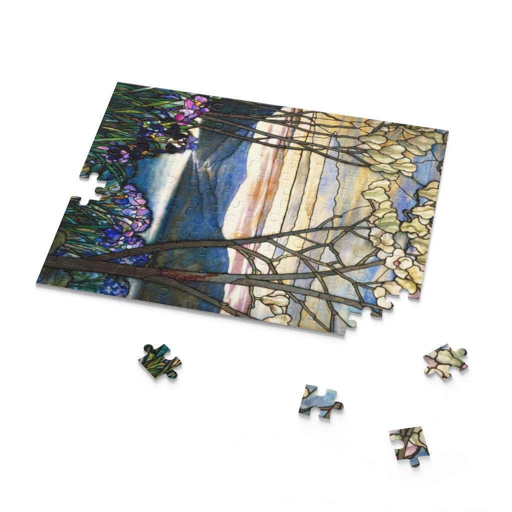 Louis Comfort Tiffany - Magnolias And Irises 1905 Puzzle - Art Unlimited