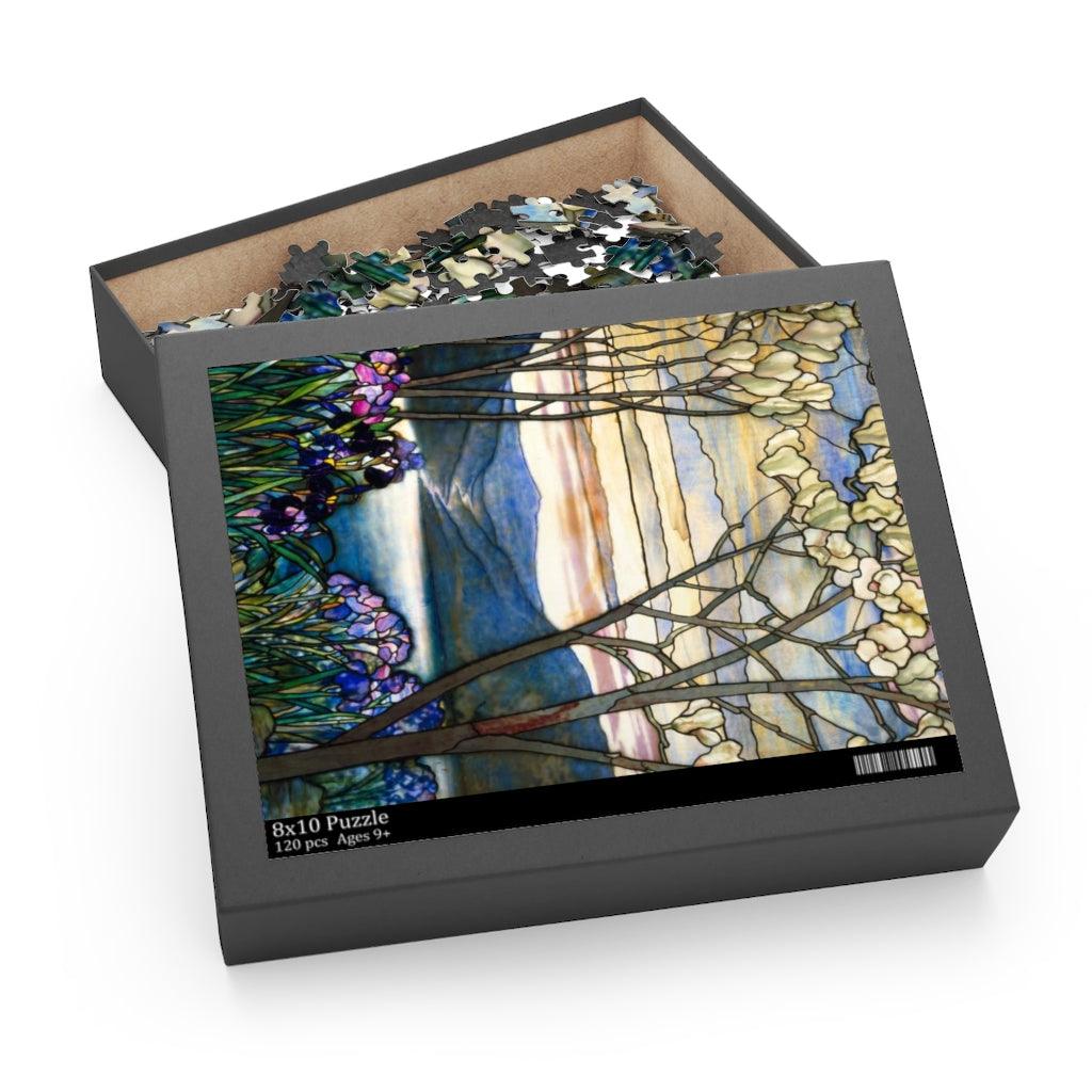 Louis Comfort Tiffany - Magnolias And Irises 1905 Puzzle - Art Unlimited