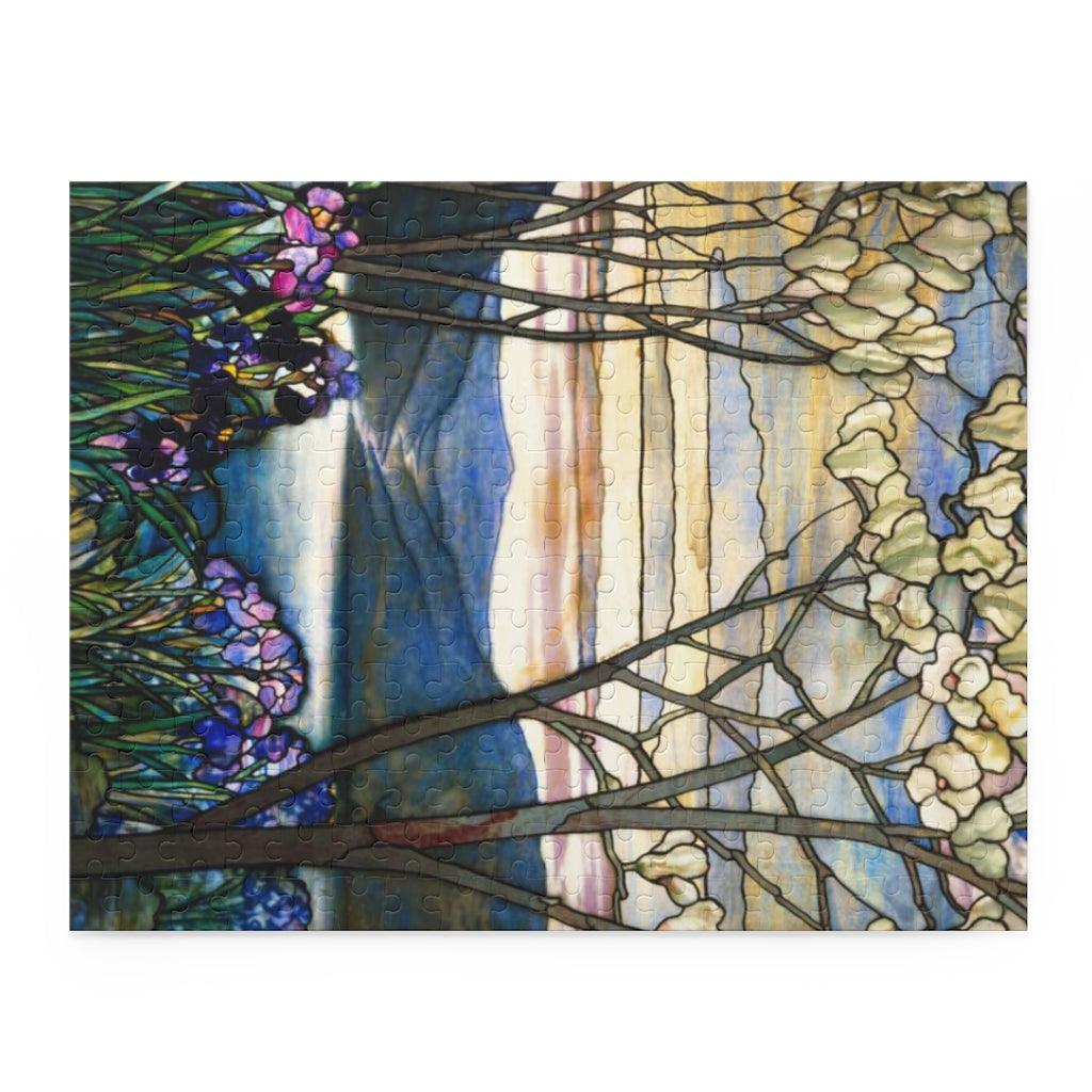 Louis Comfort Tiffany - Magnolias And Irises 1905 Puzzle - Art Unlimited