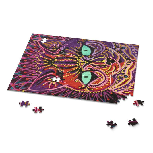 Louis Wain - Kaleidoscopic Psychedelic Cat Puzzle (120, 252, 500-Piece) - Art Unlimited