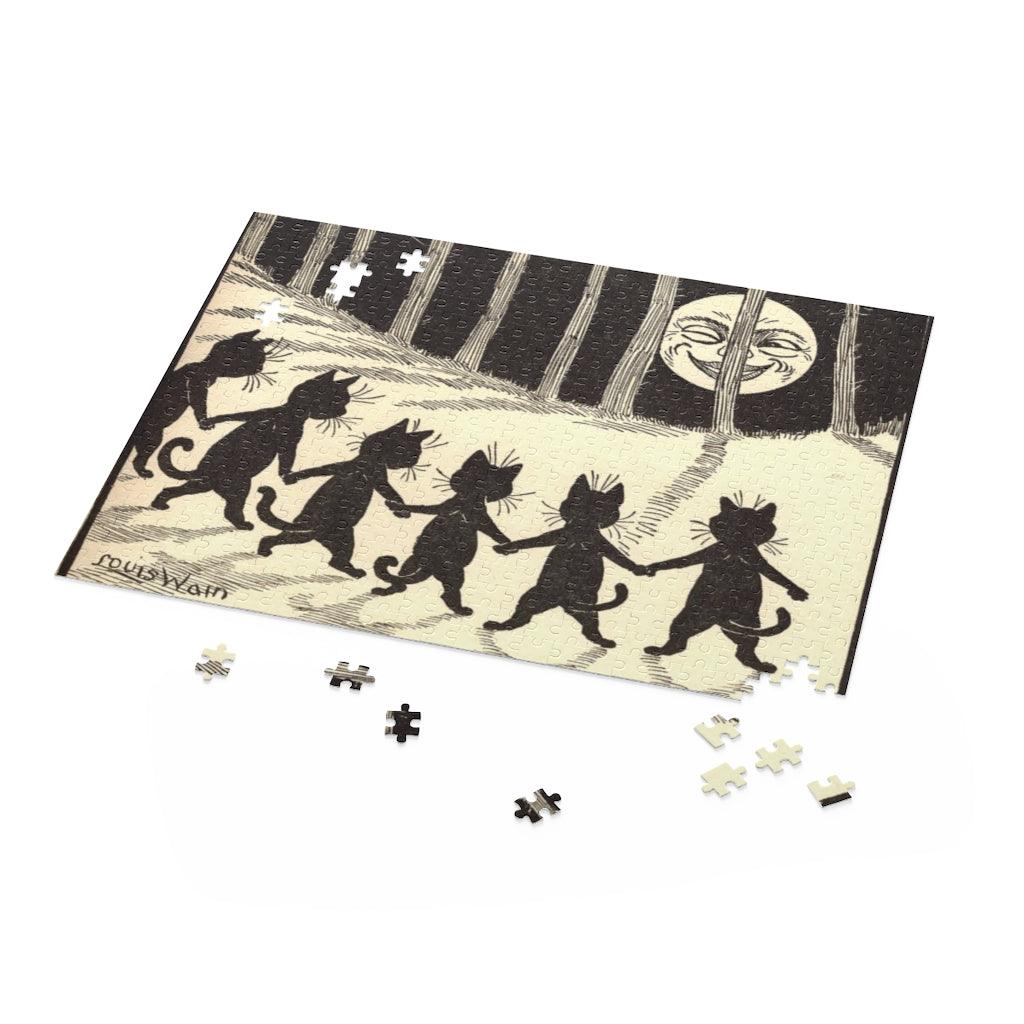 Louis Wain The Wink Puzzle (120, 252, 500-Piece) - Art Unlimited