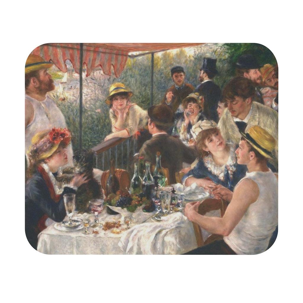 Luncheon Of The Boating Party By Pierre Auguste Renoir Mouse Pad - Art Unlimited