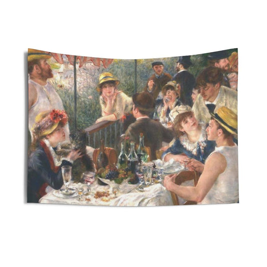 Luncheon Of The Boating Party - Pierre Auguste Renoir Wall Tapestry - Art Unlimited