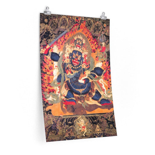 Mahakala - Brahman Destructive Power - Dharma Protector Tibetan Print Poster - Art Unlimited