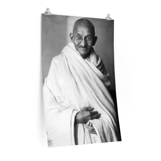 Mahatma Gandhi Portrait Print Poster - Art Unlimited