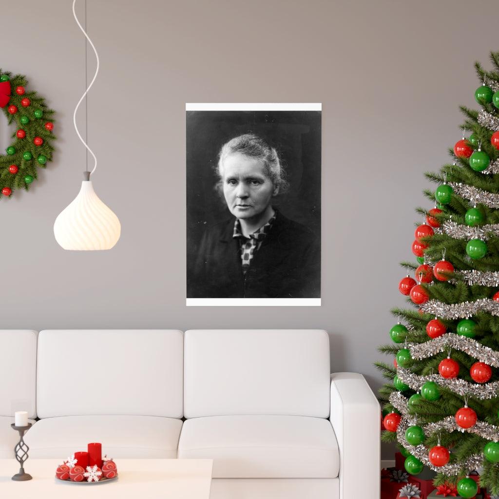 Marie Curie Portrait Print Poster - Art Unlimited