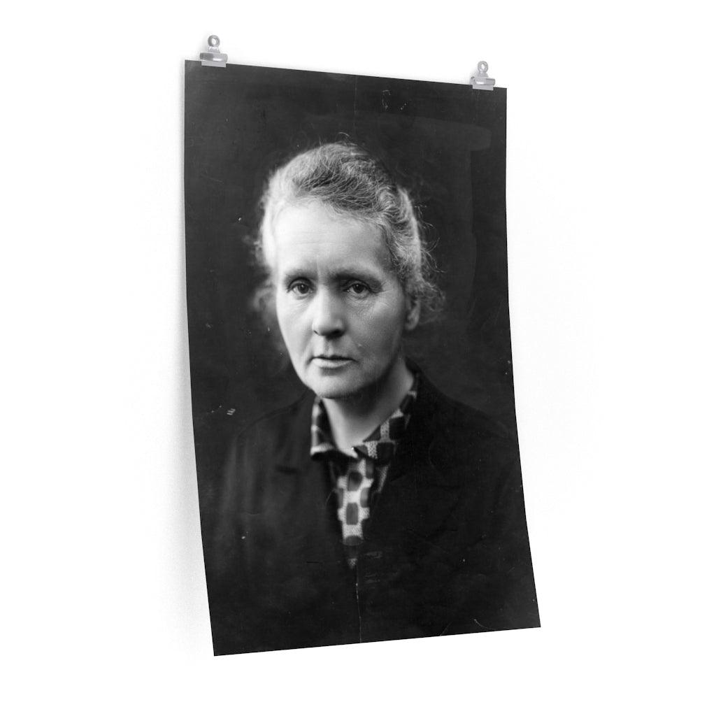 Marie Curie Portrait Print Poster - Art Unlimited